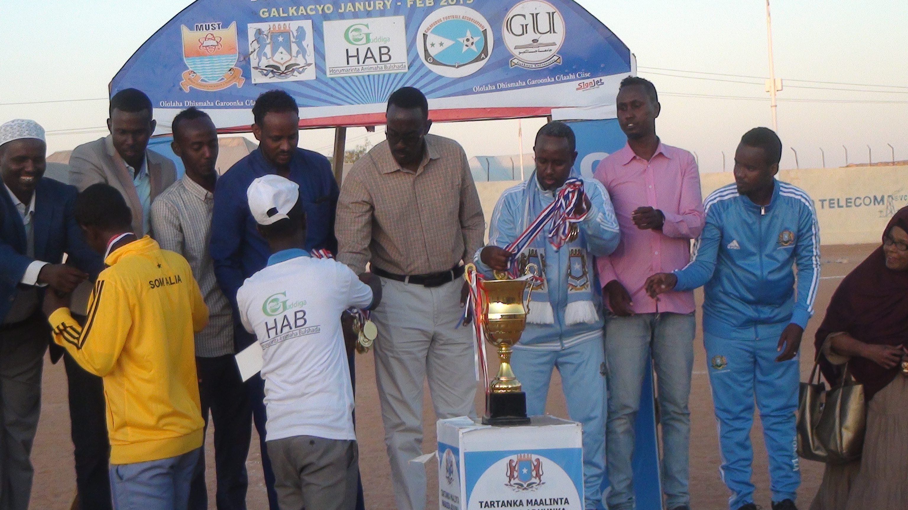 Daawo: Tartan Ciyaareedka Dugsiyada Sare oo Galabta lagu soo xiray Gaalkacyo”