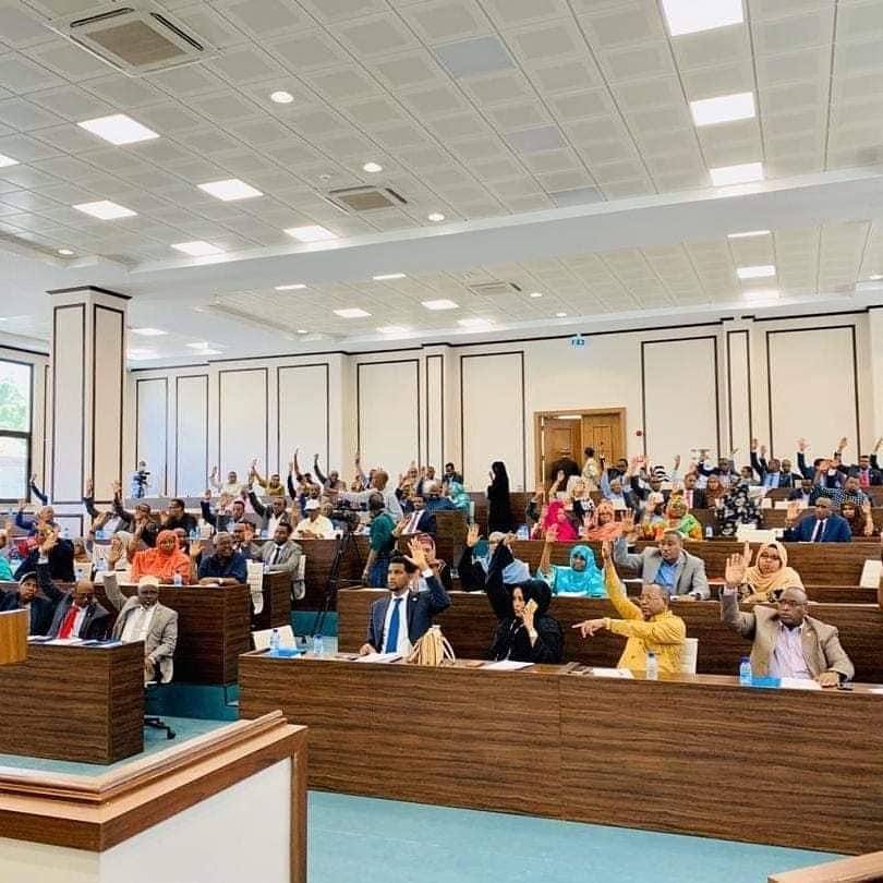 Xildhibaannada Golaha Shacabka oo ka dooday sharciga Doorashooyinka Qaranka “SAWIRRO”