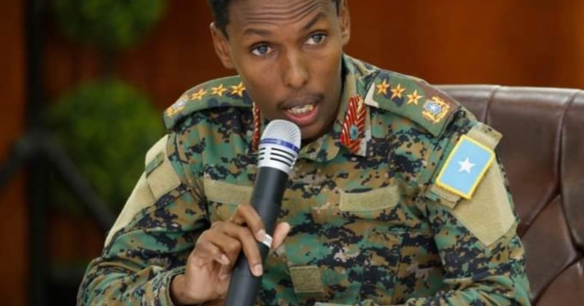 Taliyaha Ciidanka Xoogga oo hambalyo u diray Ciidanka xuska Munaasabada 12-April