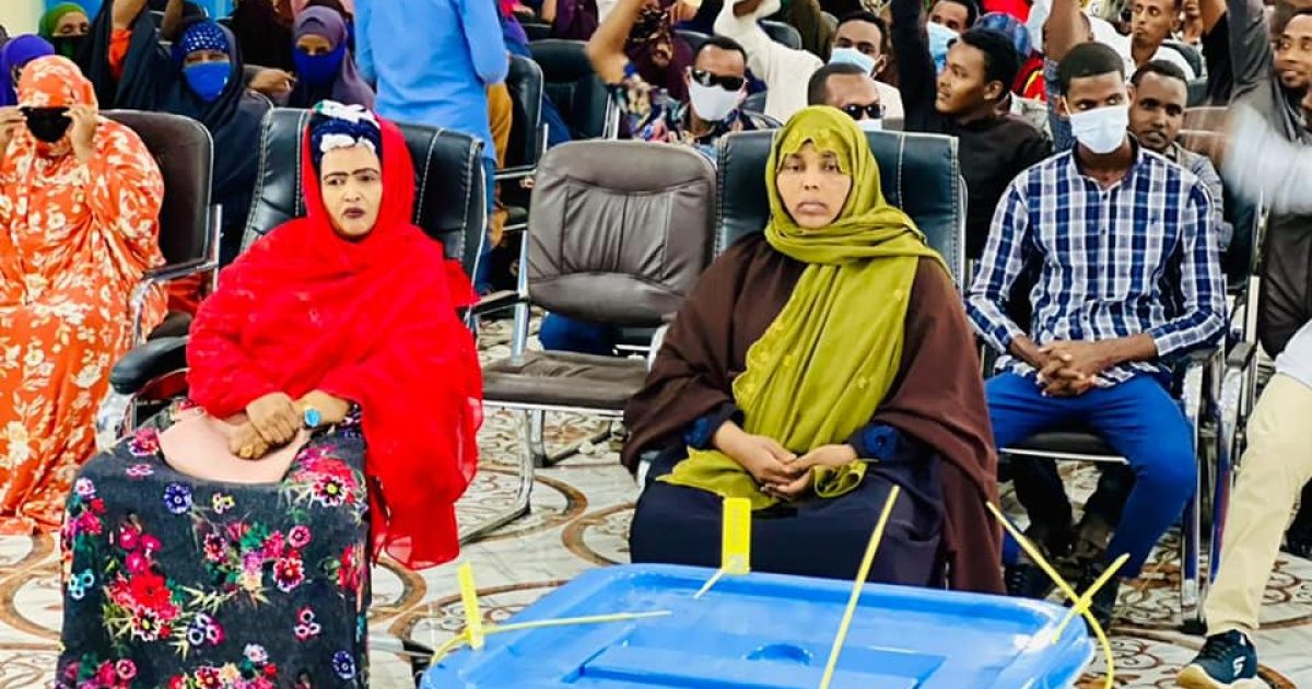 Sareedo Maxamed oo ku guuleysatay kursiga HOP154 oo doorashadiis lagu qabtay Baydhabo +Sawirro