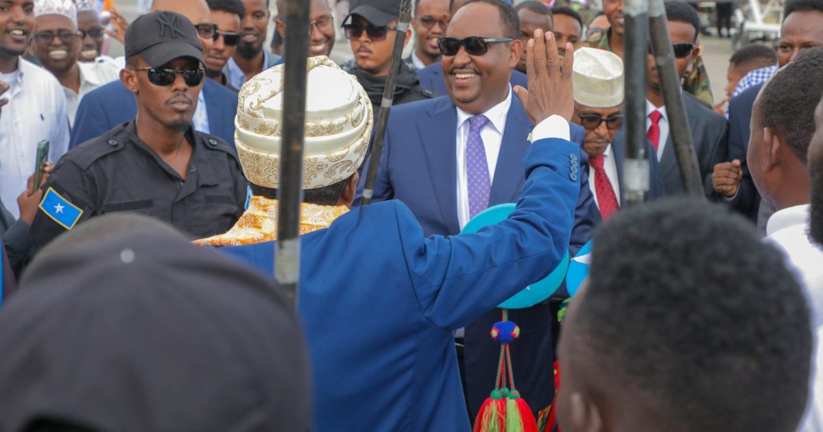 Madaxweynaha Puntland oo lagu soo dhoweeyay Muqdisho “SAWIRRO”