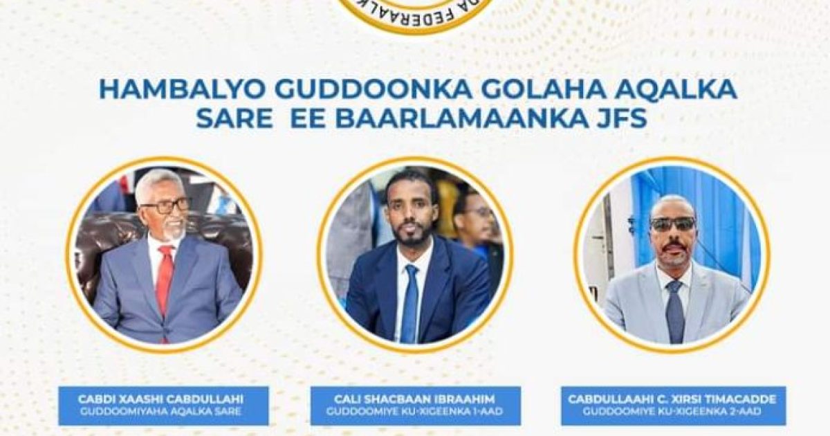 Madaxweyne Farmaajo oo u hambalyeeyey Guddoonka Cusub ee Golaha Aqalka Sare