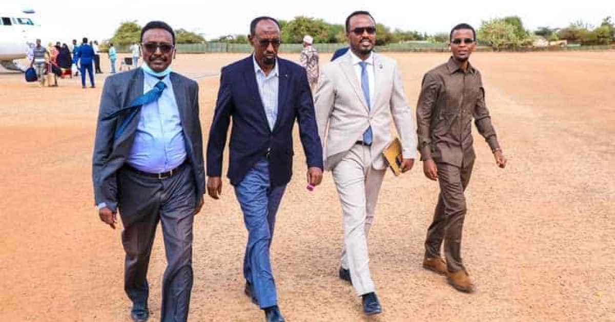 Wafdi ka socda guddiga doorashooyinka heer federaal oo gaaray magaalada Kismaayo