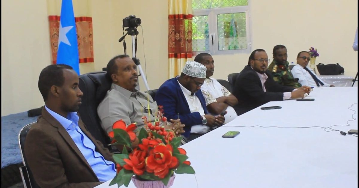 Xoojinta amniga Gaalkacyo oo laga hadlay “SAWIRRO”