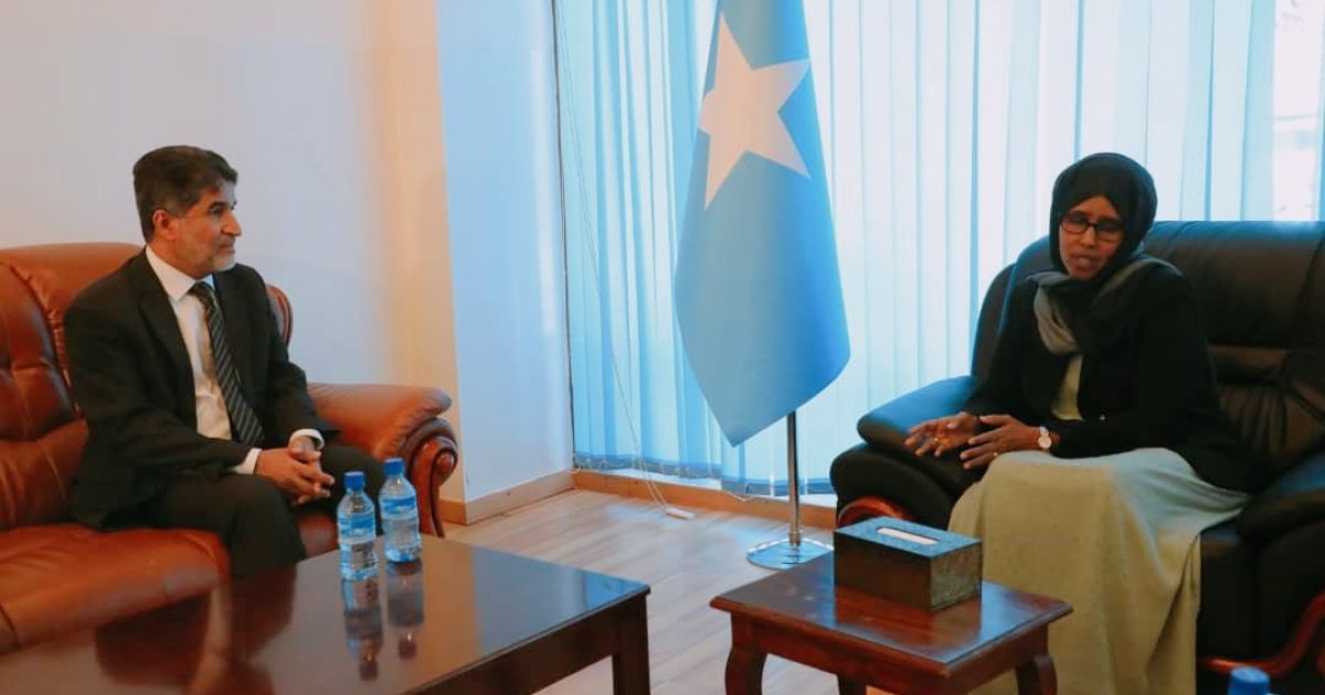 Wasiirka Caafimaadka Soomaaliya oo Aadan Cadde ku soo dhaweysay wafdi ka socda WHO