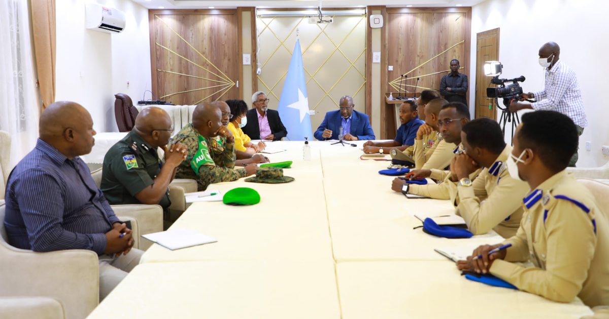 Guddoonka labada Aqal oo kulan ku saabsan amniga doorashada la yeesheen gudigga qabanqaabada doorashada Madaxweynaha