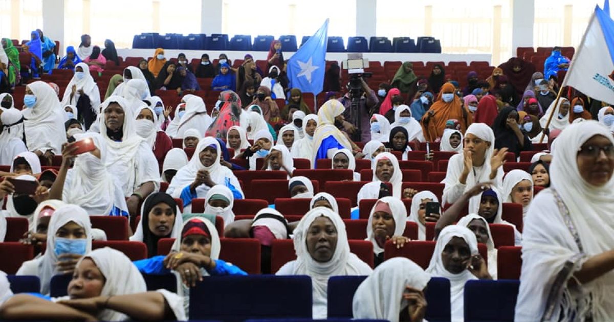 Munaasabad lagu taageerayay Madaxweynaha dalka oo lagu qabtay Muqdisho “SAWIRRO”