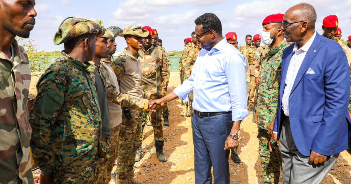 Madaxweynaha Galmudug oo kormeeray Talisyada ciidamada qalabka sida “SAWIRRO”