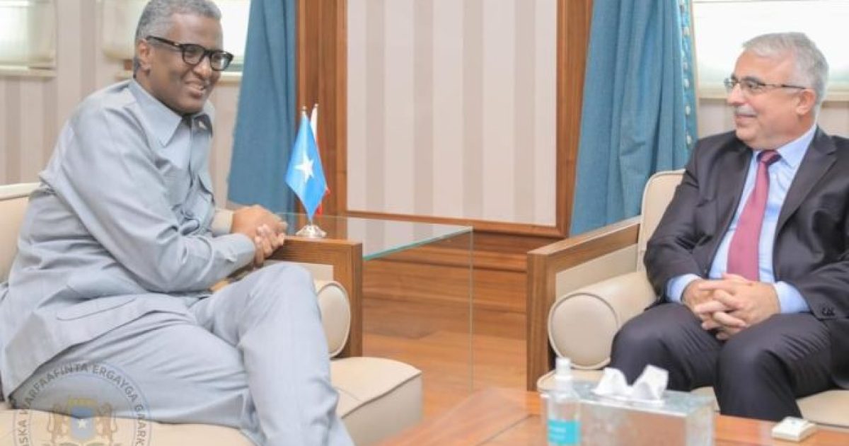 Special Envoy of the President for Drought Relief meets with Turkish Ambassador to Somalia