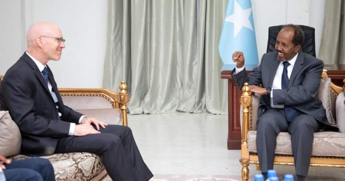 Madaxweynaha JFS oo la kulmay wakiilka gaarka ah ee QM ee Soomaaliya