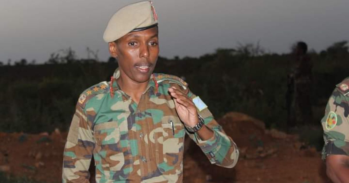 Taliyaha XDS oo kormeeray fariisin ciidanka ay ku leeyihiin Baydhabo “SAWIRRO”