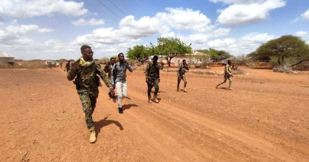 Ciidamada Xoogga oo argagaxisada Al shabaab dib uga caabiyay Matabaan
