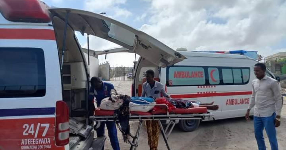 Wariyaashii ku dhaawacmay Hiiraan oo la soo gaarsiiyay Muqdisho “SAWIRRO”