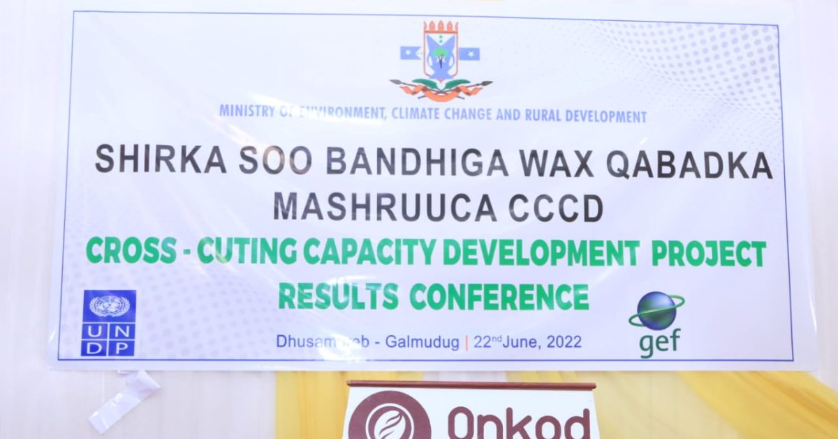 Dhuusamareeeb oo lagu soo gaba gabeeyay shirka waxqabadka mashruuca CCCD