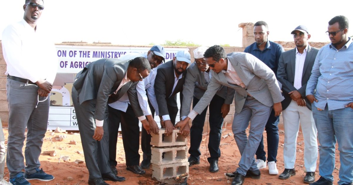 Dhismaha xafiisyada Wasaaradda Beeraha Galmudug oo la dhagax dhigay “SAWIRRO”