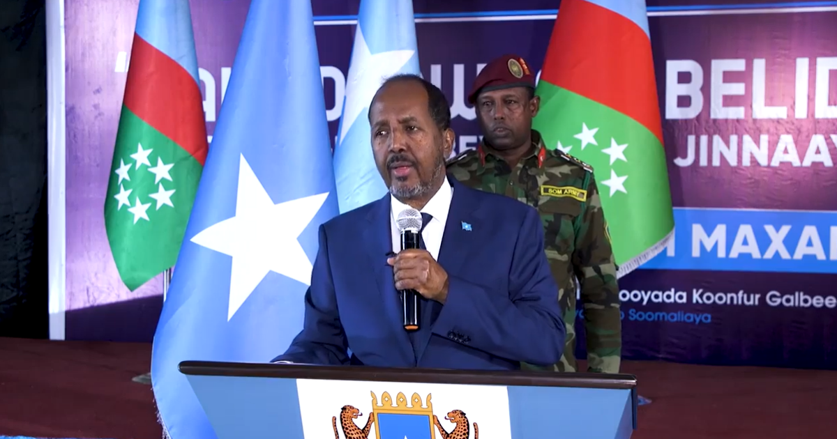 Madaxweyne Xasan Sheekh oo shacabka koofur galbeed u diray farriin ku aaddan dib u heshiisiinta Soomaaliya.