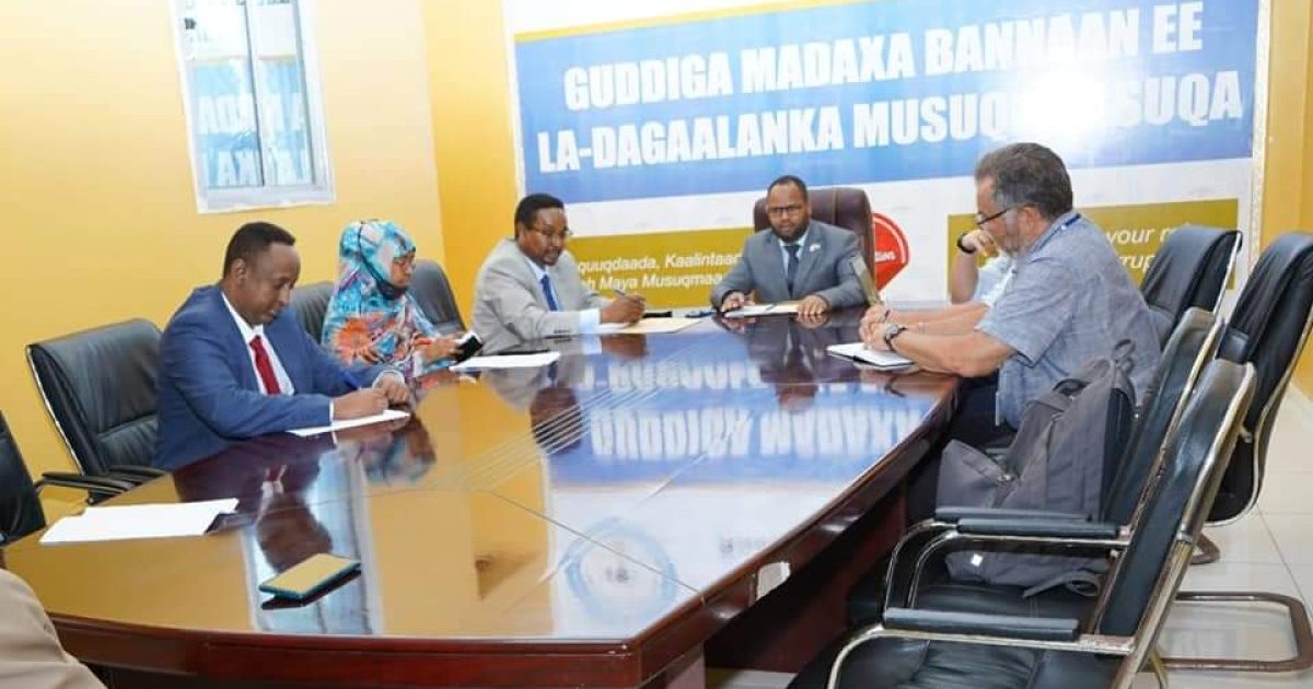 Guddiga La Dagaallanka Musuqmaasuqa Oo Qaabilay Wafdi Ka Socday UN “SAWIRRO”