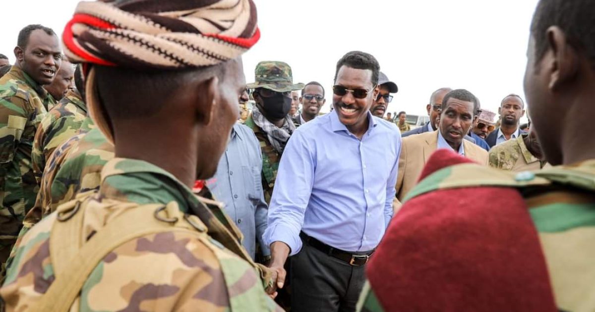 Madaxweynaha Galmudug oo Booqday Xerada Ciidanka Daraawiishta ee D.Wasil