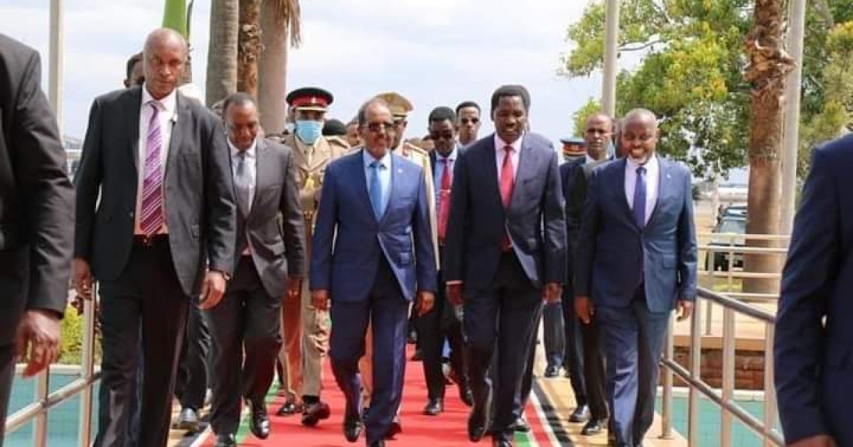 Madaxweynaha JFS oo lagu soo dhaweeyay dalka Kenya