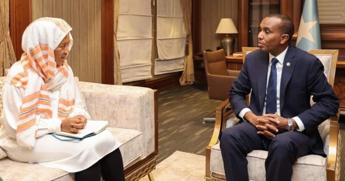 Ra’iisul Wasaaraha Dalka Oo Qaabilay Ku-xigeenka Ergayga Gaarka Ah Midowga Afrika Ee Soomaaliya