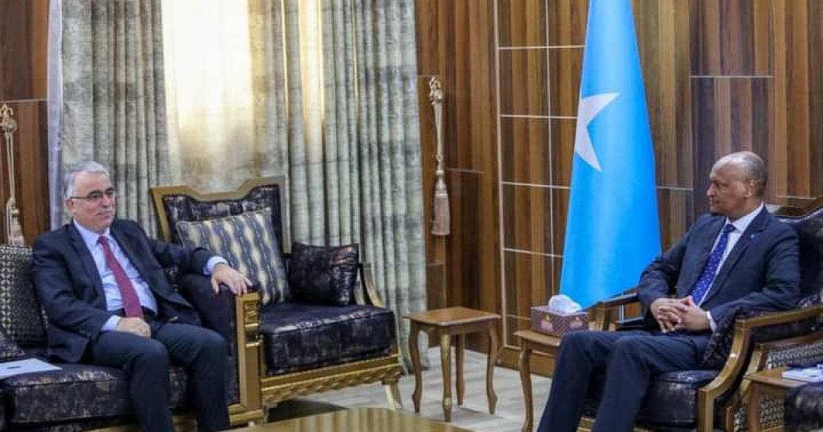 Ra’iisul Wasaare Ku-xigeenka Dalka Oo La Kulmay Safiirka Turkiga Ee Soomaaliya