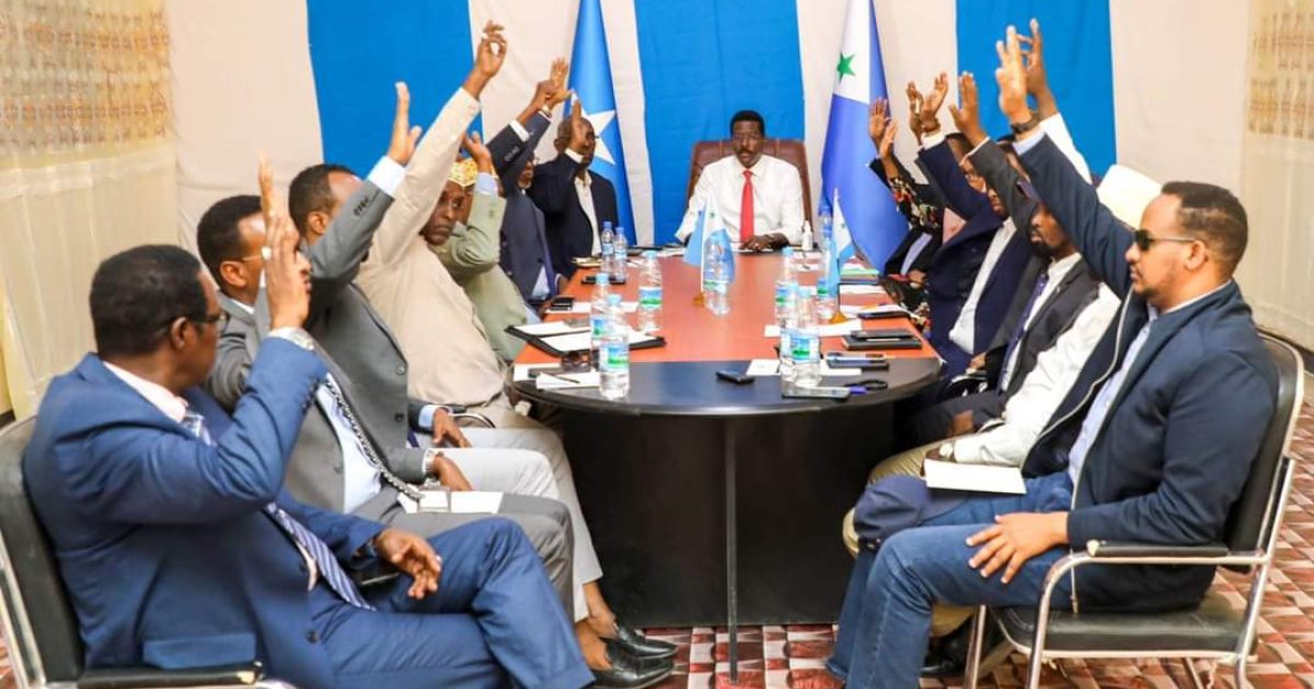 Golaha Wasiirada Galmudug oo Baxdo iyo Wisil u aqoonsaday Degmooyin