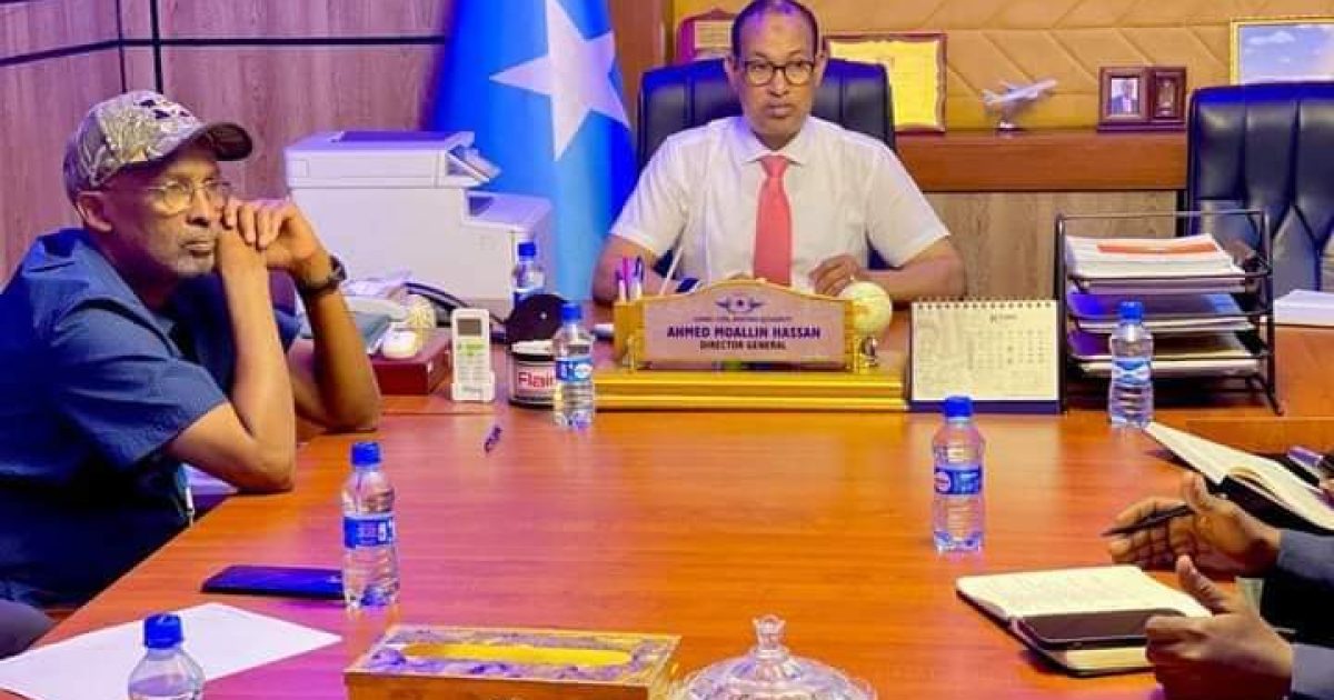 Maareeyaha Guud ee Hay’adda Duulista Rayidka Oo Shir Guddoomiyay Kulan Muhiim Ah