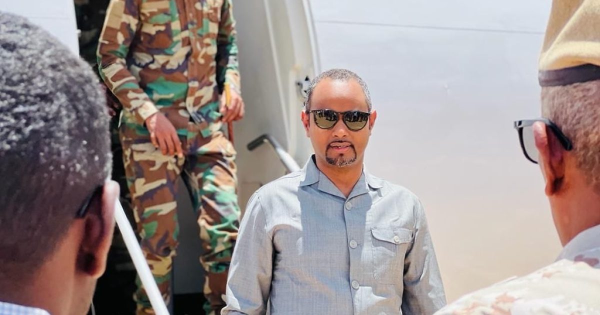 Wasiirka Gaashaandhigga XFS Oo Gaaray Magaalada Beledweyne Ee Gobolka Hiiraan