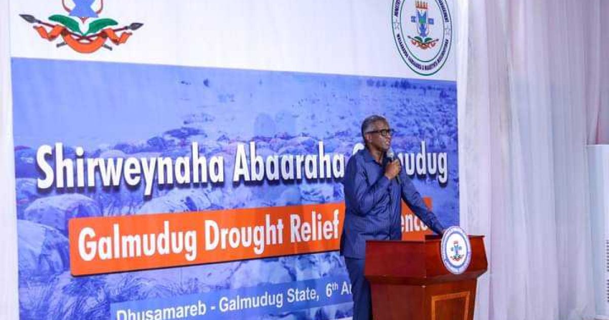 Hoggaanka Galmudug oo muhiimadda koowaad siiyay u gurmashada dadka abaarta iyo colaadaha ay saameeyeen