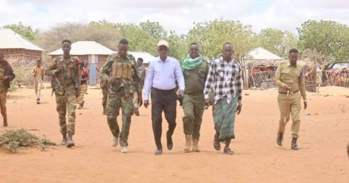 Guddoomiyaha Gobolka Hiiraan iyo Wafdi Uu Hogaaminayo Oo Gaaray Deegaanka Teedaan