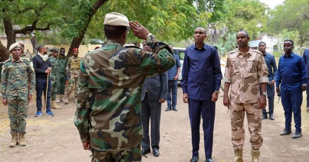 Ra’iisul Wasaare Xamse Iyo Madaxweynaha Hirshabeelle Oo Kormeeray Ciidamada XDS