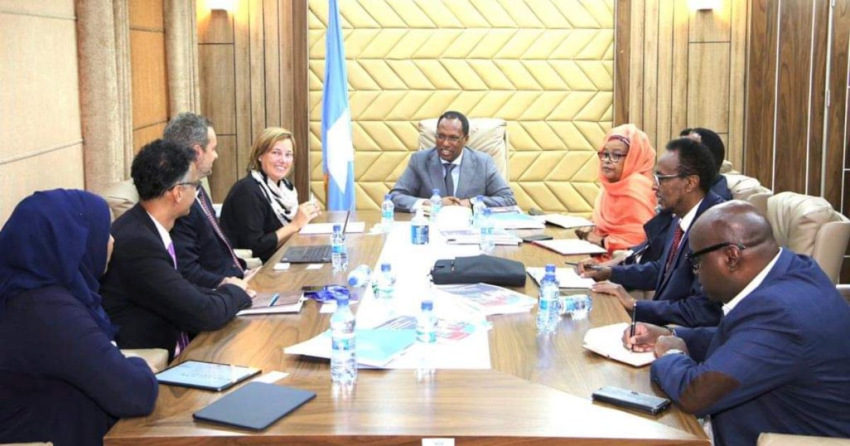 Wasiirka Maaliyadda Soomaaliya Oo Qaabilay Wakiilka Bangiga adduunka