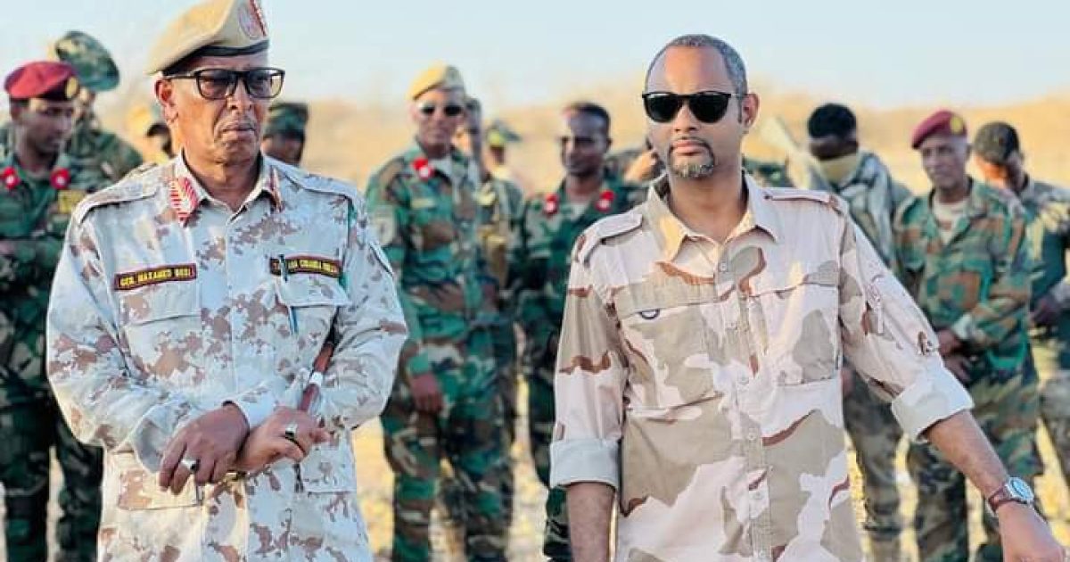 Wasiirka Gaashaandhigga Oo Kormeeray Xarumaha Ciidamada Ee Gobolka Hiiraan