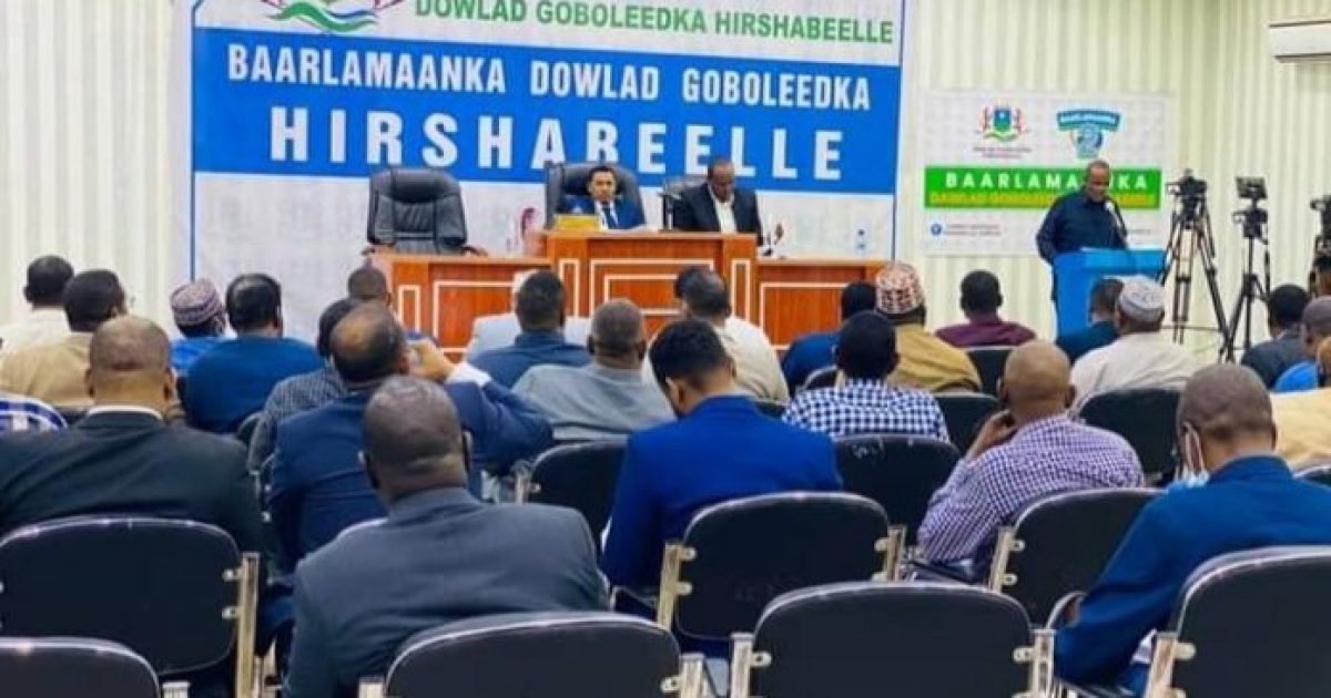 Baarlamaanka Hirshabeelle oo ansixiyay Golaha Wasiirada Cusub