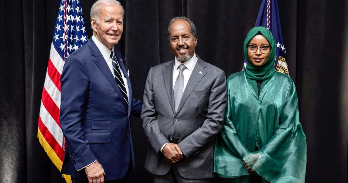 Madaxweyne Xasan Sheikh oo ka qeyb galay martiqaad uu u sameeyay madaxweynaha Mareykanka
