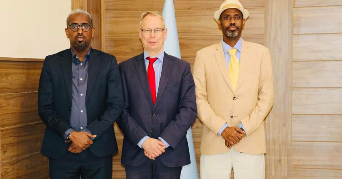 Ku-simaha Wasiirka Ganacsiga Oo Kulan La Qaatay Safiirka Sweden