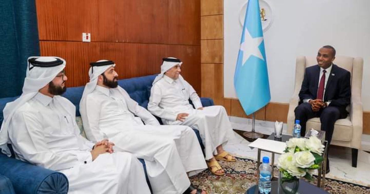 Ra’iisul Wasaare Xamse Oo Qaabilay Wafdi Ka Socday Qatar