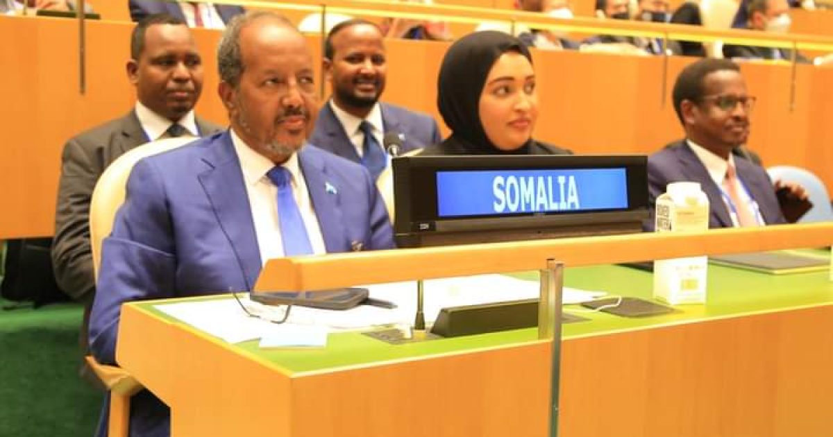 Madaxweyne Xasan Sheekh Oo Ka Qeybgalay Furitaanka Meertada 77-aad Golaha Loo Dhanyahay Ee Qaramada Midoobey