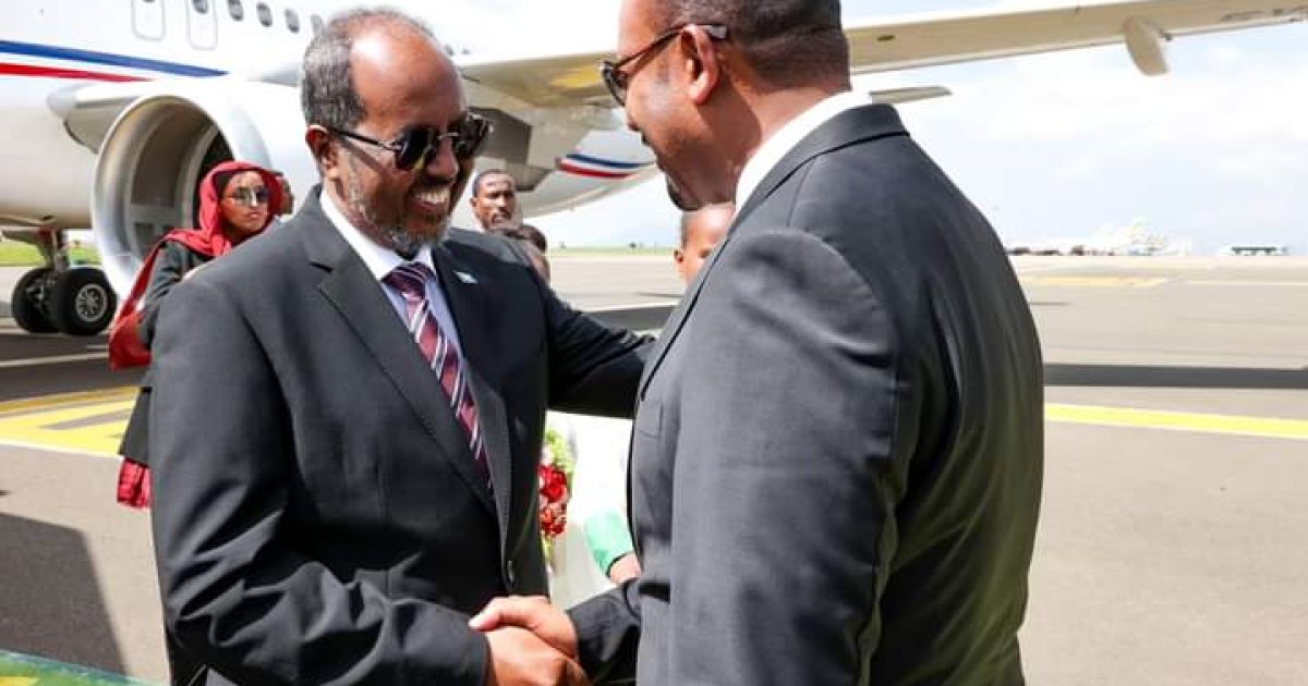 Madaxweynaha JFS oo si weyn loogu soo dhaweeyay dalka Itoobiya