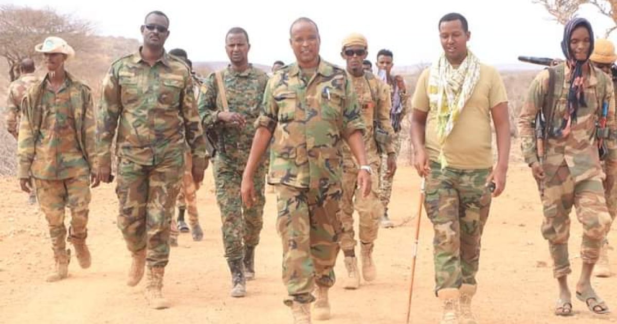 Taliyaha Qeybta 27aad Oo Kormeeray Goobihii Laga Saaray Al-Shabaab “SAWIRRO”