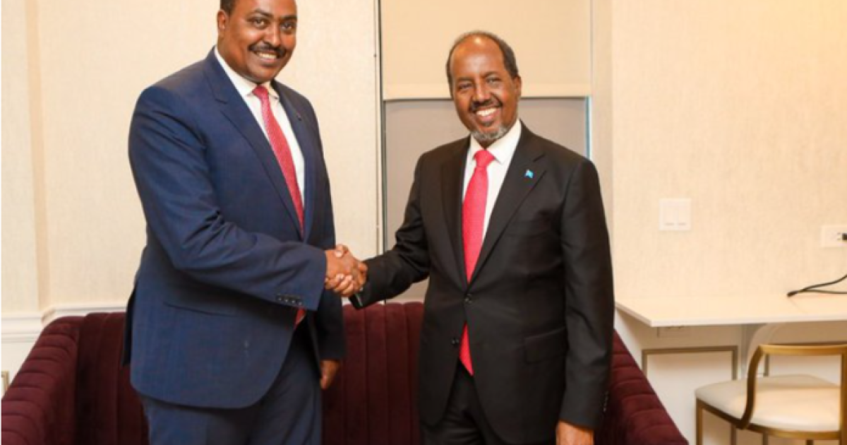 Madaxweynaha JFS oo New-York kula kulmay Xoghayaha Fullinta ee IGAD