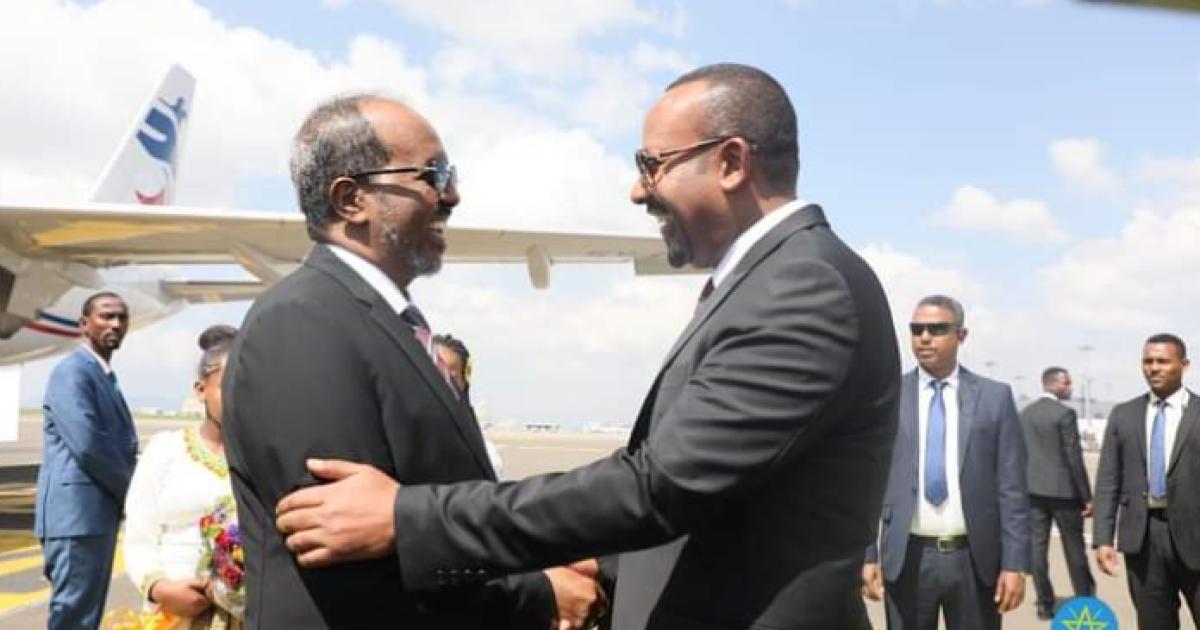 Madaxweyne Xasan Sheekh oo booqasho rasmi ah ugu amba-baxay dalka Itoobiya