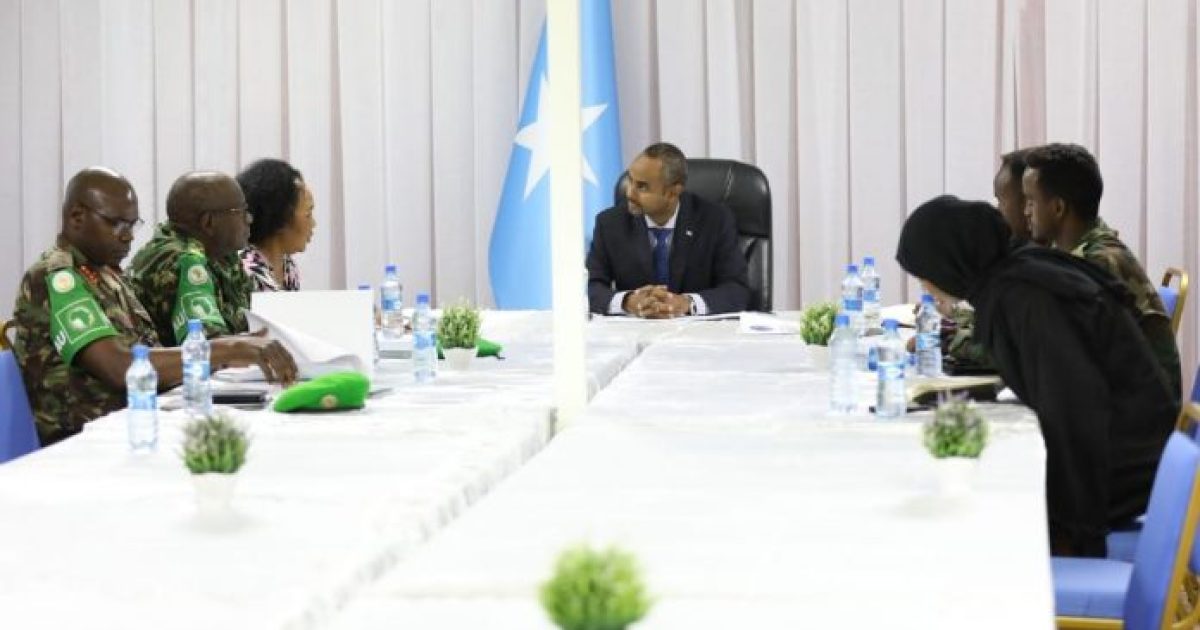 Wasiirka Gaashaandhigga XFS oo Midowga Afrika kala hadlay taageeridda CXDS