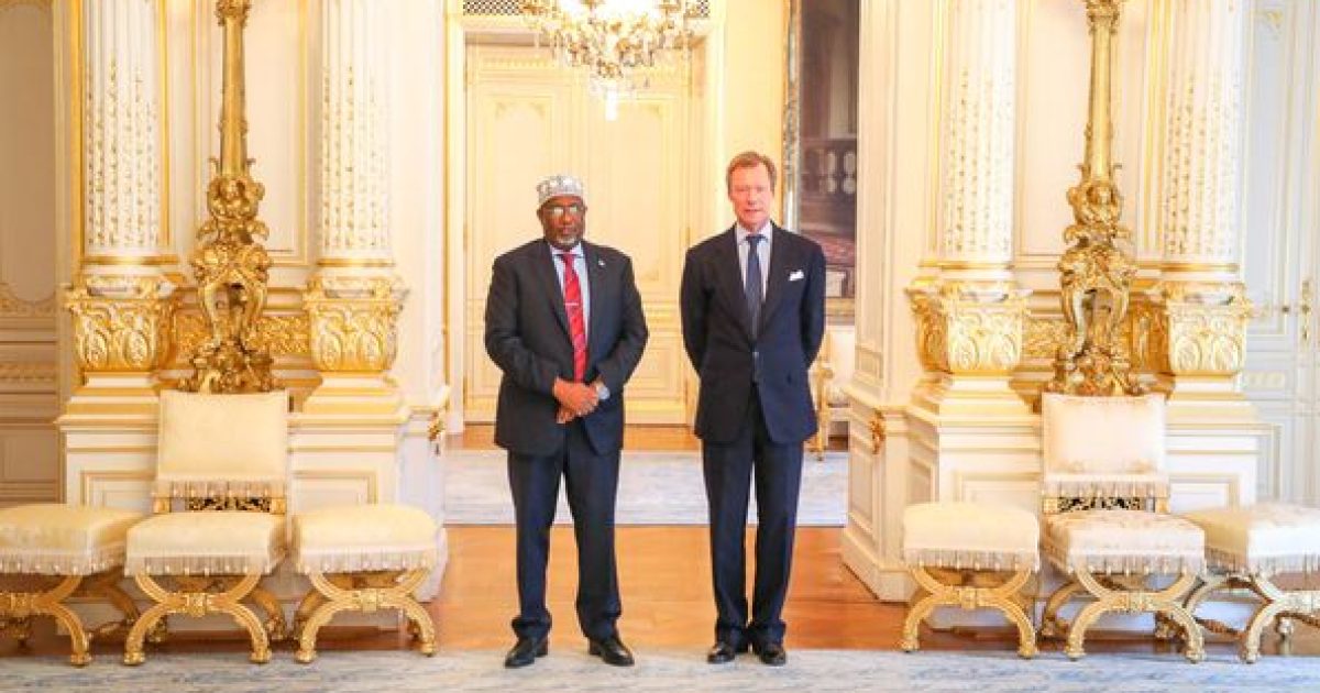 Guddoomiye BJFS oo la kulmay Boqorka dalka luxembourg