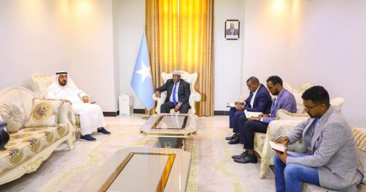 G/Golaha Shacabka BJFS oo qaabilay safiirka Imaaraadka ee Soomaaliya