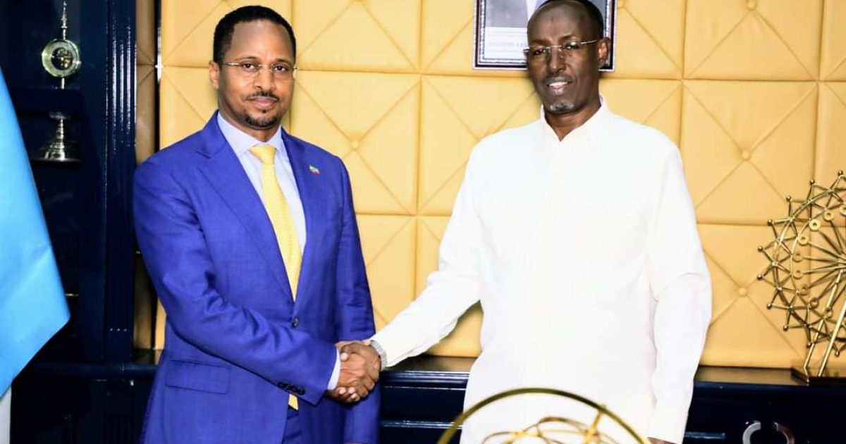 Duqa Muqdisho Oo Kulan La Qaatay Danjiraha Dowladda Ethiopia