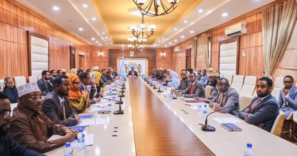 Shirka Golaha Wasiirada Oo Looga Hadlay Amniga Iyo Abaaraha