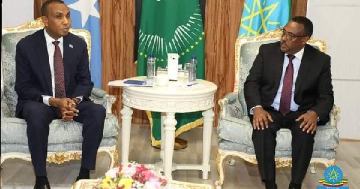 Ra’iisul Wasaare Xamse Oo Addis Ababa Kula Kulmay Ra’iisul Wasaare Ku-xigeenka Ethiopia