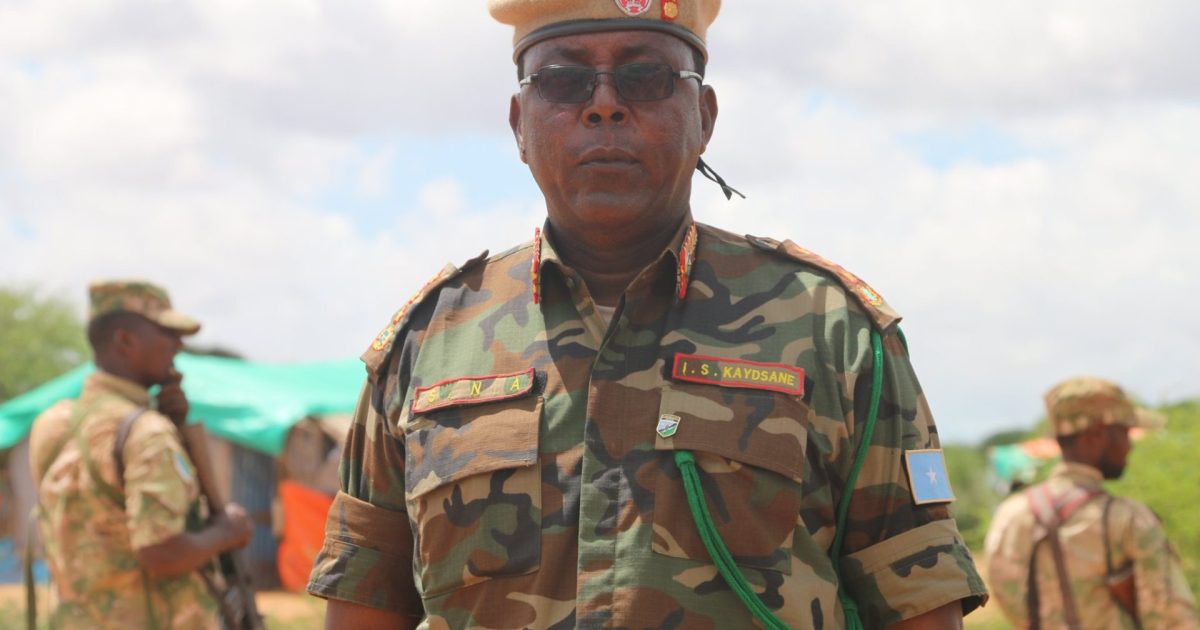 Generaal Ismaaciil Saxardiid” Waxaan go’aansanay inaan iska dul-qaadno cadowga argagixisada,”.