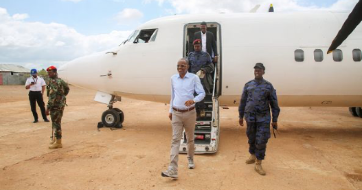 Madaxweynaha Koonfur Galbeed oo gaaray Degmada Ceelberde ee Gobolka Bakool